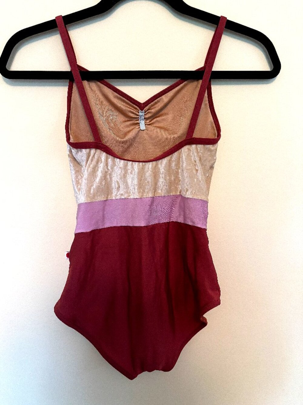 Yumiko Crushed Velvet Women's Leotard Size Adult Small - Picture 5 of 6